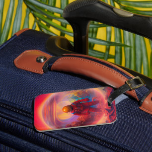 宇宙飛行士アート ラゲッジタグ