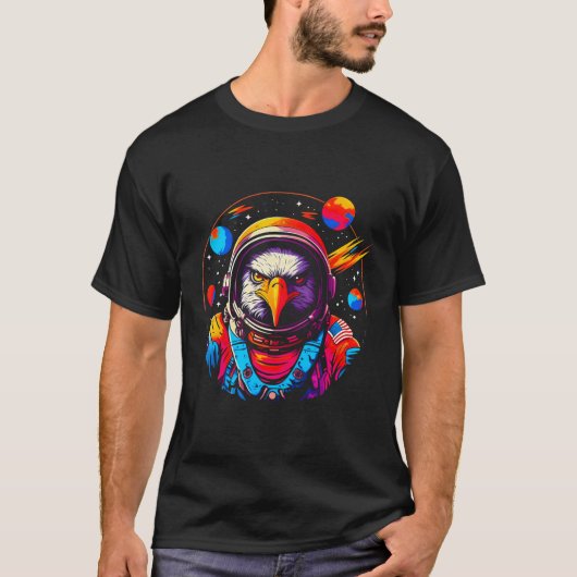 宇宙飛行士イーグル Tシャツ (正面)