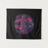 宇宙飛行士エイリアン タペストリー (正面(横))