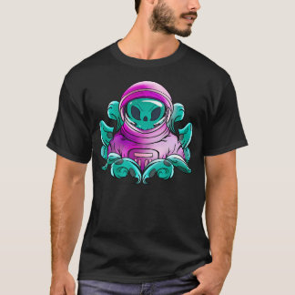 宇宙飛行士エイリアン Tシャツ