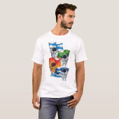 宇宙飛行士エレメント宇宙探査機銀河系科学 Tシャツ (正面フル)