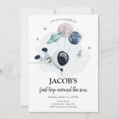 宇宙飛行士オレンジボーイが初の誕生日入り 招待状 (正面)