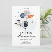 宇宙飛行士オレンジボーイイン誕生日 招待状 (スタンド正面)