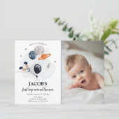 宇宙飛行士オレンジボーイイン誕生日 招待状 (スタンド正面)