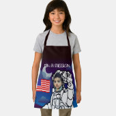 宇宙飛行士オンムーンアウタースペースボーイ誕生日 エプロン (インサイチュ)