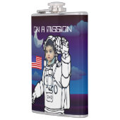 宇宙飛行士オンムーンアウタースペースボーイ誕生日 フラスク (左)