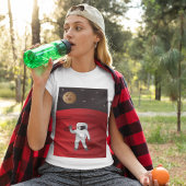 宇宙飛行士オン火星宇宙エクスプローラーRed Planet Tシャツ