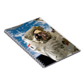 宇宙飛行士カッコいい宇宙空間写真カッコいい宇宙 ノートブック (右側)