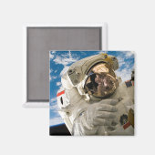 宇宙飛行士カッコいい宇宙空間写真カッコいい宇宙 マグネット (正面/裏面)
