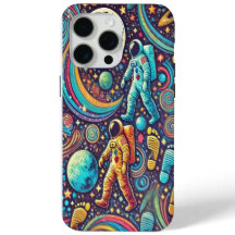 宇宙飛行士カラフルのスペースウォークパターン