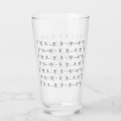 宇宙飛行士ガラス タンブラーグラス (裏面)