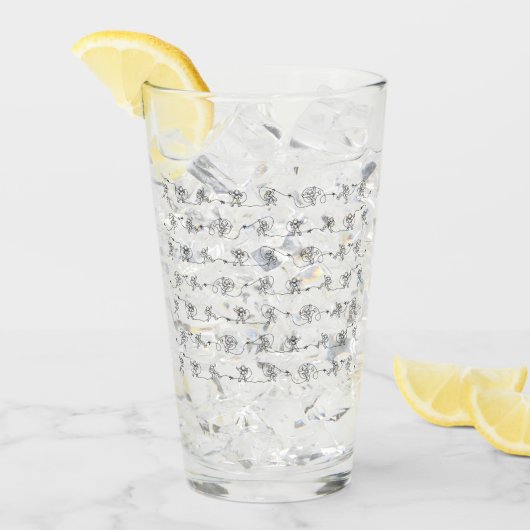 宇宙飛行士ガラス タンブラーグラス (アイス正面)