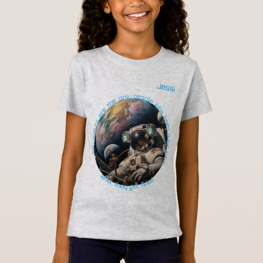 宇宙飛行士ガールズ Tシャツ (正面)