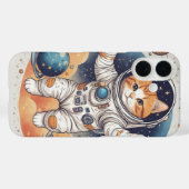 ✨宇宙飛行士ガールフード付きスウェットシャツ Case-Mate iPhoneケース (裏面 (横))