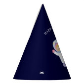 宇宙飛行士ガール子供の誕生日 パーティーハット (左)