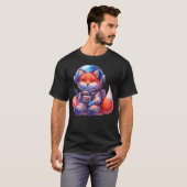 宇宙飛行士キツネ Tシャツ (正面フル)