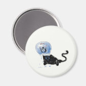 宇宙飛行士キテー マグネット (正面/裏面)