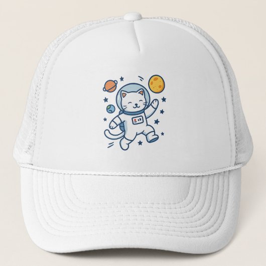 宇宙飛行士キャットアドベンチャー キャップ (正面)