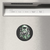 宇宙飛行士キャットスプラッシュ（緑） マグネット (インサイチュ (食洗機))