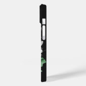 宇宙飛行士キャットスプラッシュ(緑) Case-Mate iPhoneケース (裏面 / 左)