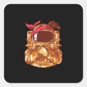 宇宙飛行士ギャング スクエアシール (正面)