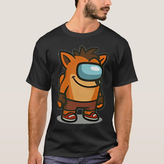 宇宙飛行士クラッシュ Tシャツ (正面)