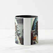 宇宙飛行士グレー マグカップ (中央)