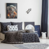 宇宙飛行士コアラのスペースぬりえポスター ポスター