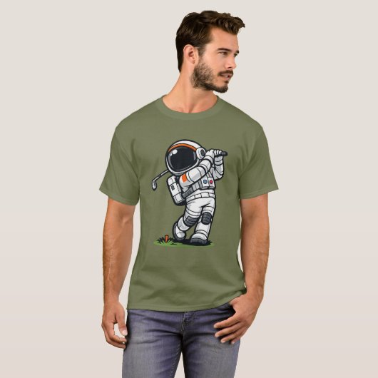 宇宙飛行士ゴルフ Tシャツ (正面フル)