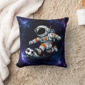 宇宙飛行士サッカー クッション (ブランケット)