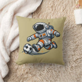 宇宙飛行士サッカー クッション (ブランケット)