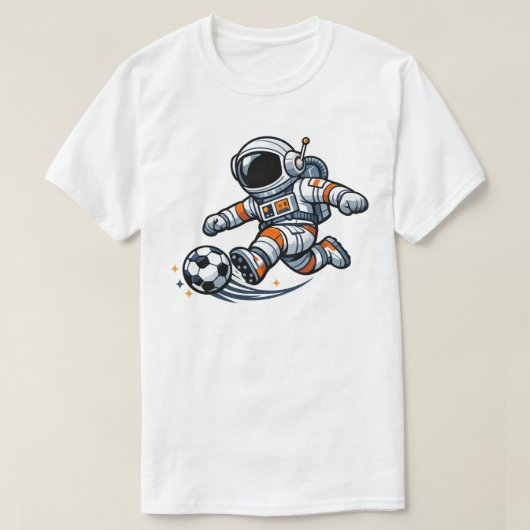 宇宙飛行士サッカー Tシャツ (デザイン正面)
