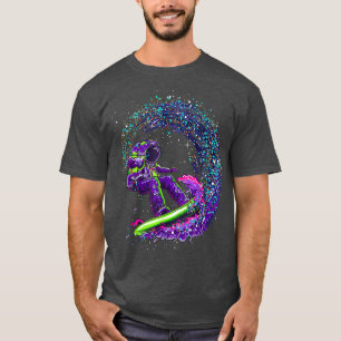 宇宙飛行士サーファーカッコいいTシャツ Tシャツ