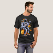 宇宙飛行士シャツ、宇宙シャツ、惑星シャツ Tシャツ (正面フル)