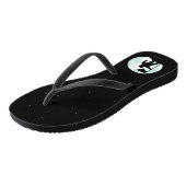 宇宙飛行士シルエット ビーチサンダル (アングル)