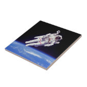 宇宙飛行士ジェットパックスペースウォークアース軌道写真 タイル (側面)