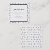 宇宙飛行士スクウェア・ビジネス・カード スクエア名刺 (正面/裏面)