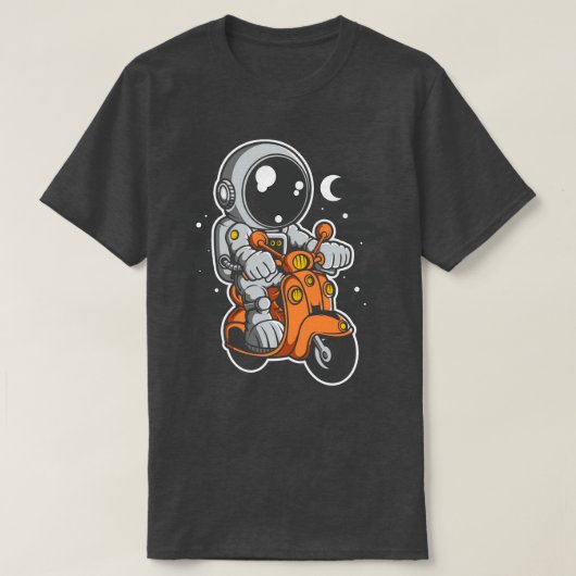 宇宙飛行士スクーター1 Tシャツ (デザイン正面)