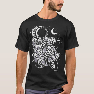 宇宙飛行士スクーター Tシャツ