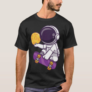 宇宙飛行士スケーター Tシャツ