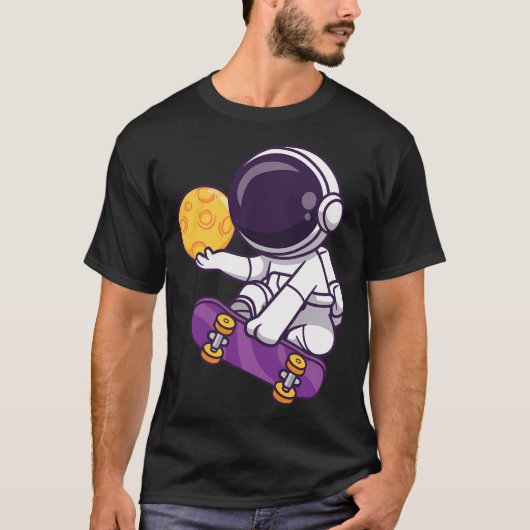 宇宙飛行士スケーター Tシャツ (正面)