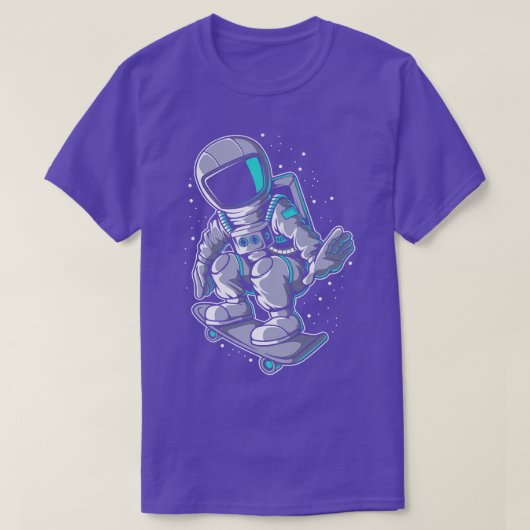 宇宙飛行士スケーター Tシャツ (デザイン正面)