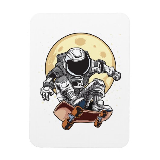 宇宙飛行士スケート マグネット (縦)
