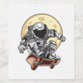 宇宙飛行士スケート ワインラベル (シングルラベル)