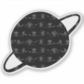 宇宙飛行士ステッカー シール (正面)