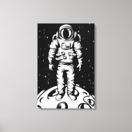 宇宙飛行士ステータス キャンバスプリント