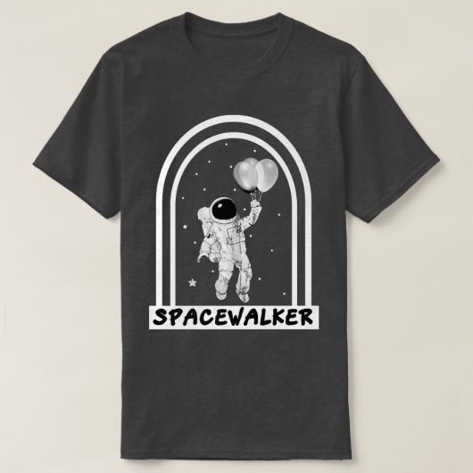 宇宙飛行士スペースウォーカー Tシャツ (デザイン正面)