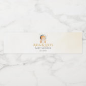 宇宙飛行士タイガー赤ちゃんシャワー水ボトルラベル ペットボトルラベル (シングルラベル)