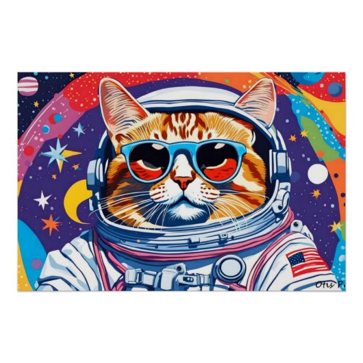 宇宙飛行士タビー猫3 ポスター (正面)