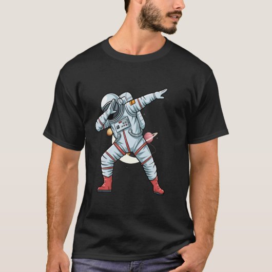 宇宙飛行士ダビングアドベンチャー 子供服 スペース コスチューム Tシャツ (正面)